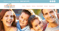 Desktop Screenshot of andersonfamilydentalcare.com